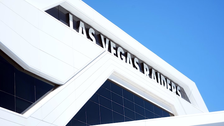 Jul 24, 2025; Henderson, NV, USA; A general overall view of the Las Vegas Raiders headquarters and practice facility at the Intermountain Healthcare Performance Center. Mandatory Credit: Kirby Lee-Imagn ImagesR