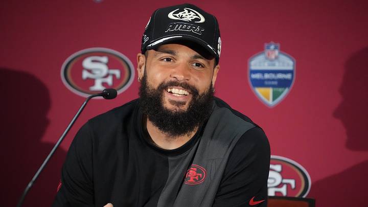 San Francisco 49ers wide receiver Mike Evans San Francisco 49ers wide receiver Mike Evans