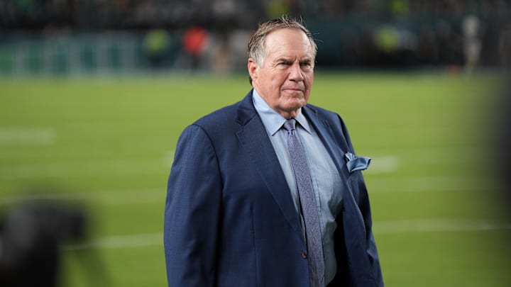 Sept. 15, 2024: NFL analyst Bill Belichick at Lincoln Financial Field. Sept. 15, 2024: NFL analyst Bill Belichick at Lincoln Financial Field.