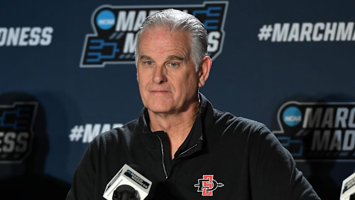 San Diego State Aztecs head coach Brian Dutcher. 