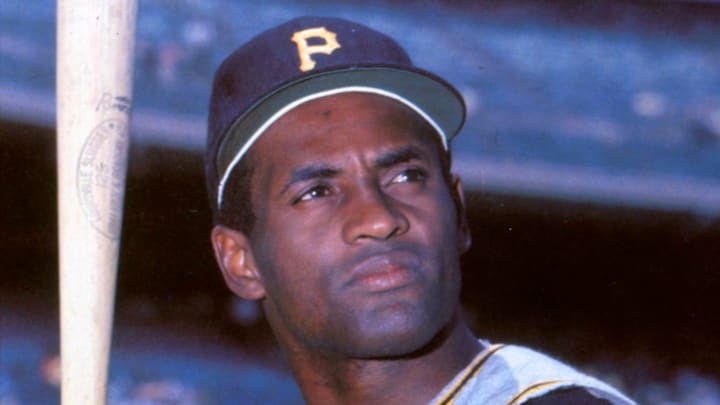 Roberto Clemente Posing