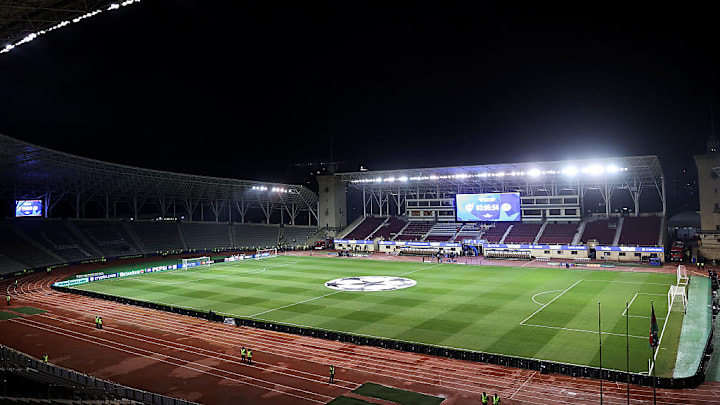 The Tofiq Bahramov Republican Stadium hosts Wednesday’s game.