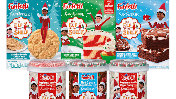 Funfetti The Elf on the Shelf holiday baking treats