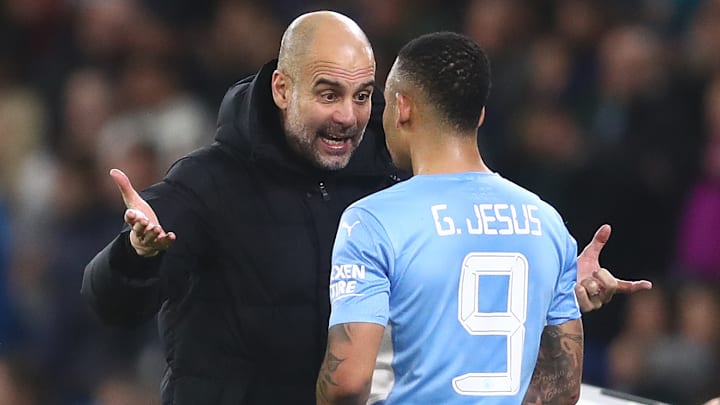 Gabriel Jesus was unhappy with Pep Guardiola's actions