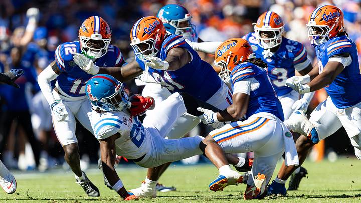 Florida had a dramatic rise in the AP Poll after its 52-28 win over Ole Miss. Florida had a dramatic rise in the AP Poll after its 52-28 win over Ole Miss.