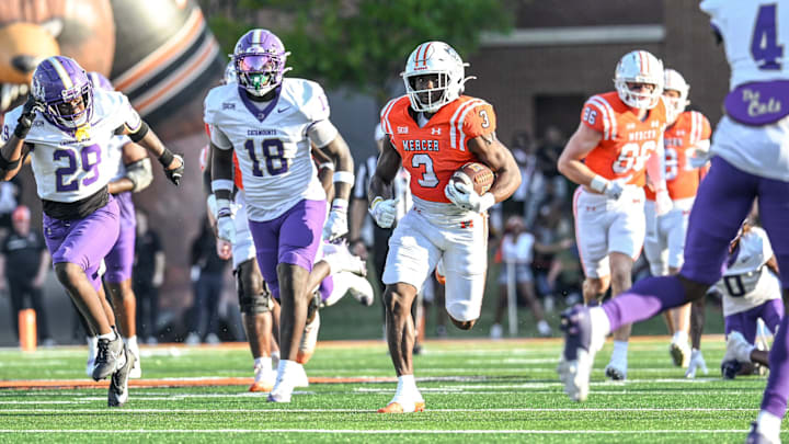 Mercer running back Dwayne McGee