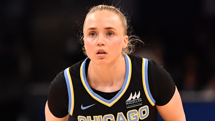 May 29, 2025; Chicago, Illinois, USA; Chicago Sky guard Hailey Van Lith (2) is seen during the first half against the Dallas Wings at the Wintrust Arena. Mandatory Credit: Patrick Gorski-Imagn Images May 29, 2025; Chicago, Illinois, USA; Chicago Sky guard Hailey Van Lith (2) is seen during the first half against the Dallas Wings at the Wintrust Arena. Mandatory Credit: Patrick Gorski-Imagn Images