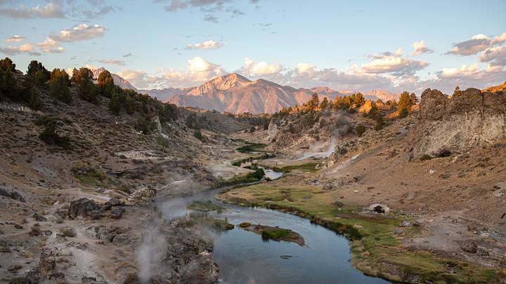 Locals have banded together to stop a mining project at Hot Creek, a beloved fly fishing and hiking destination in California's Sierra Nevada Mountains