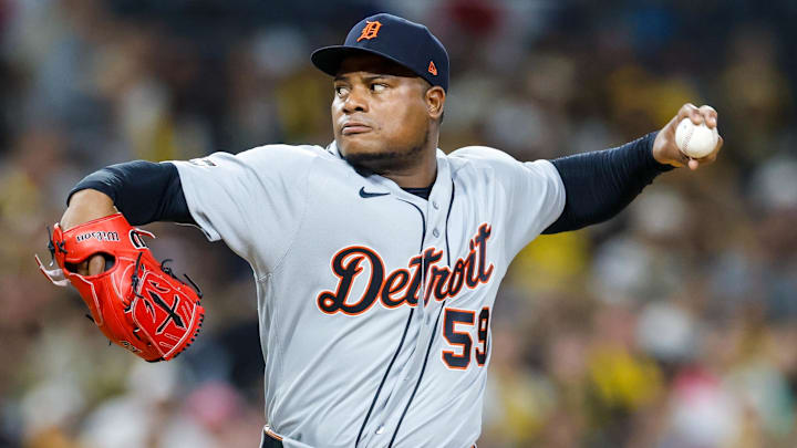 Detroit Tigers starting pitcher Framber Valdez 
