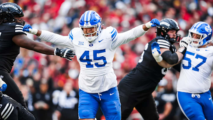 BYU defensive end Viliami Po'uha against Iowa State