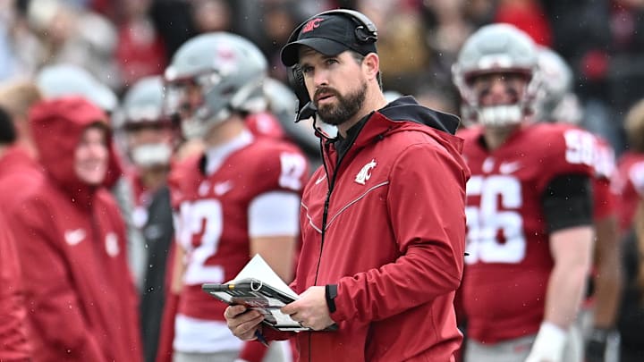 Washington State Cougars head coach Jimmy Rogers Washington State Cougars head coach Jimmy Rogers