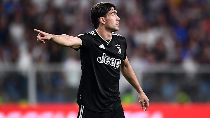 Dusan Vlahovic contre la Samdoria.