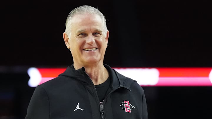 San Diego State Aztecs head coach Brian Dutcher.