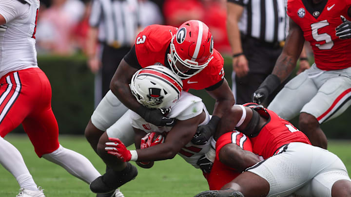 Georgia Bulldogs linebacker CJ Allen headlines the team's linebackers.