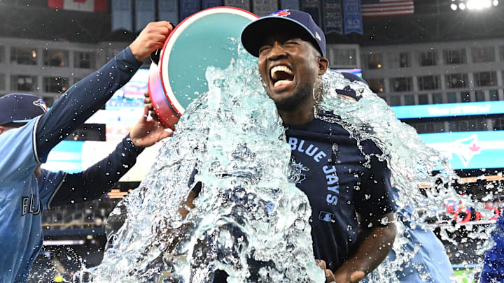 Toronto Blue Jays left fielder Jesus Sanchez.