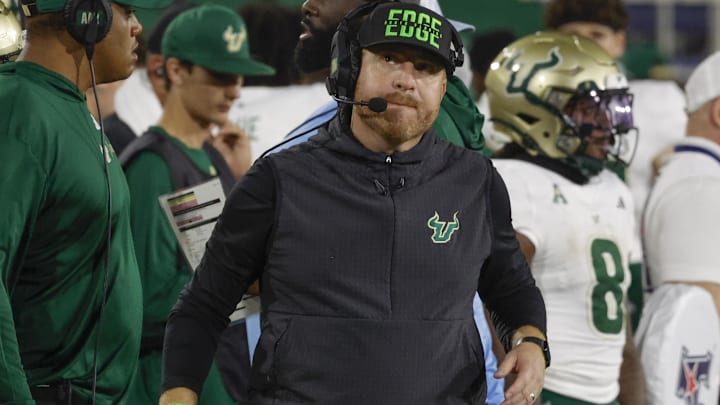 USF coach Alex Golesh said the play cornerback Ben Knox made to save a touchdown is a teachable film clip to show his team why they should never give up on a play