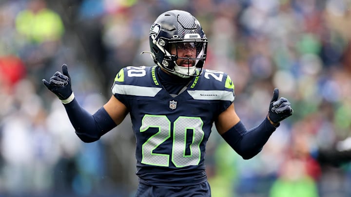 Julian Love of the Seattle Seahawks