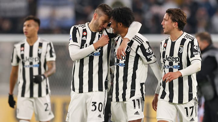 Luca Pellegrini, Rodrigo Bentancur e Juan Cuadrado 