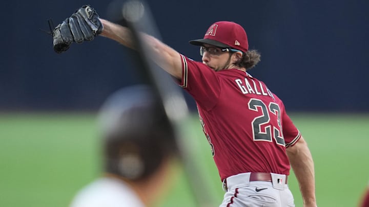 Arizona Diamondbacks starting pitcher Zac Gallen (23)