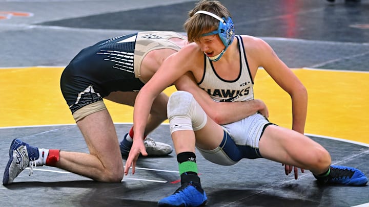 La Pine senior Landyn Philpott is one of five wrestlers who seek a fourth state championship this weekend.