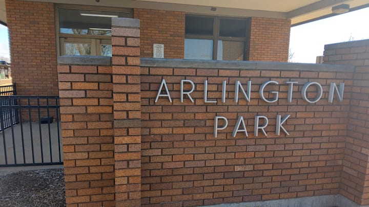 The train station next to the property owned by the Bears, part of the reason it's more fan friendly than a Hammond, Ind. site.