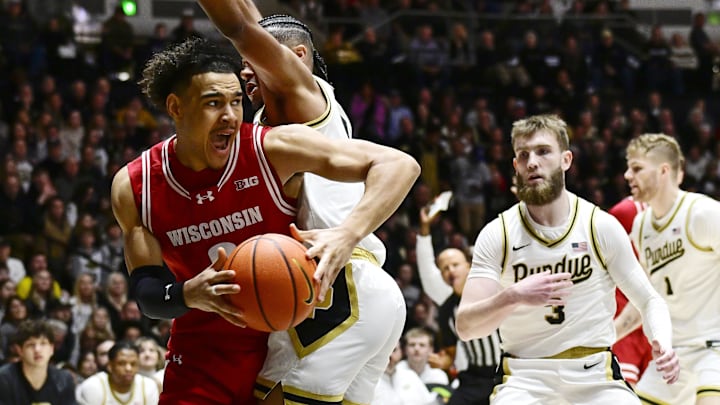 Wisconsin and Purdue are locked in a Big Ten battle Saturday afternoon. Wisconsin and Purdue are locked in a Big Ten battle Saturday afternoon.