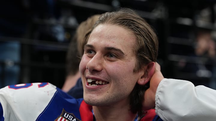 Jack Hughes provided one of the Milan Cortina Games’ most enduring moments Sunday with his golden goal. Jack Hughes provided one of the Milan Cortina Games’ most enduring moments Sunday with his golden goal.