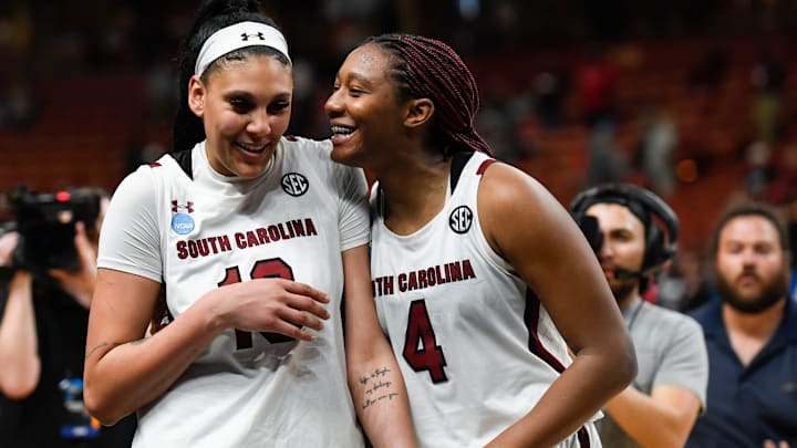 South Carolina basketball stars Aliyah Boston and Kamilla Cardoso