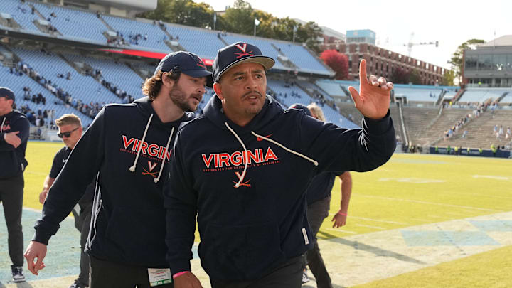 Virginia coach Tony Elliott Virginia coach Tony Elliott