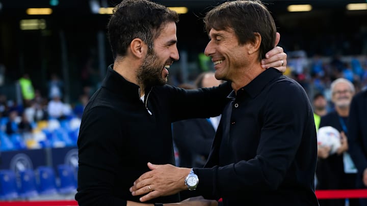 Cesc Fabregas e Conte
