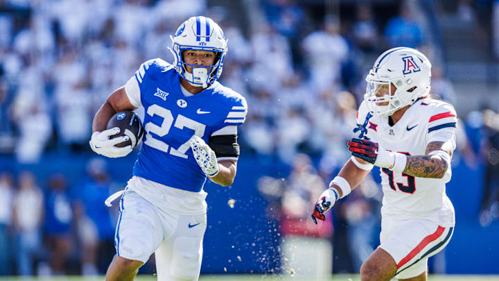BYU RB LJ Martin against Arizona BYU RB LJ Martin against Arizona