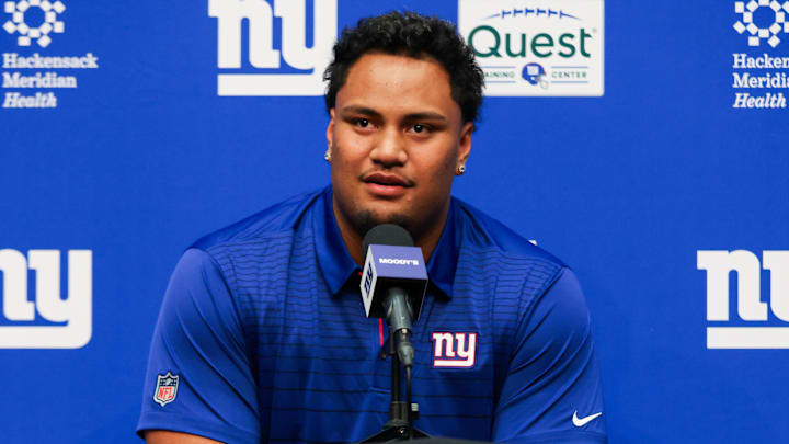 New York Giants - offensive lineman Francis Mauigoa
