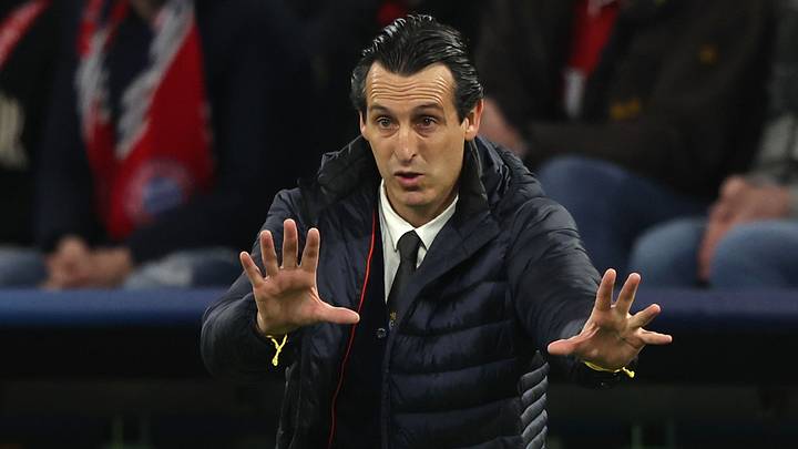 Unai Emery y sus preocupaciones Unai Emery y sus preocupaciones