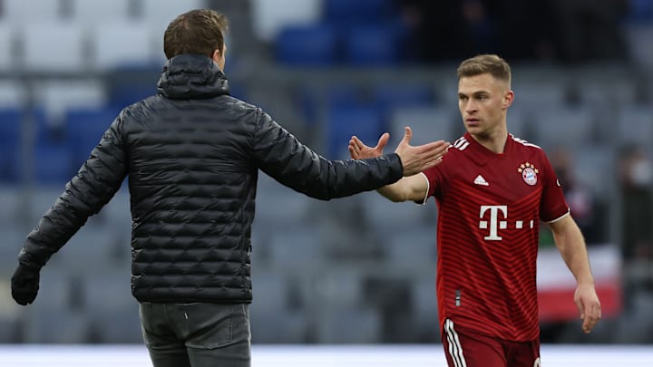 Kimmich fala sobre saída de Nagelsmann e afirma que não conhece Thomas Tuchel.