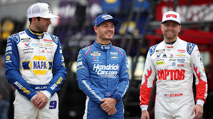Chase Elliott, Kyle Larson, William Byron, Hendrick Motorsports, NASCAR