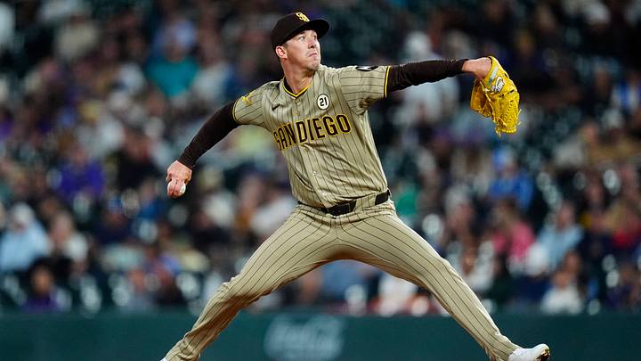 Sep 15, 2026; Denver, Colorado, USA; San Diego Padres starting pitcher Walker Buehler (10) delivers a pitch in the fifth inning against the Colorado Rockies at Coors Field. Mandatory Credit: Ron Chenoy-Imagn Images Sep 15, 2026; Denver, Colorado, USA; San Diego Padres starting pitcher Walker Buehler (10) delivers a pitch in the fifth inning against the Colorado Rockies at Coors Field. Mandatory Credit: Ron Chenoy-Imagn Images