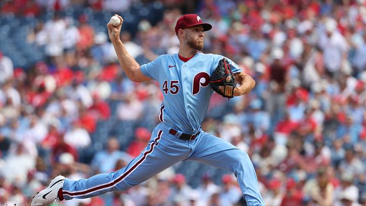 Sep 10, 2026; Philadelphia, Pennsylvania, USA; Philadelphia Phillies pitcher Zack Wheeler (45) throws a pitch against the Houston Astros during the second inning at Citizens Bank Park. Mandatory Credit: Bill Streicher-Imagn Images Sep 10, 2026; Philadelphia, Pennsylvania, USA; Philadelphia Phillies pitcher Zack Wheeler (45) throws a pitch against the Houston Astros during the second inning at Citizens Bank Park. Mandatory Credit: Bill Streicher-Imagn Images
