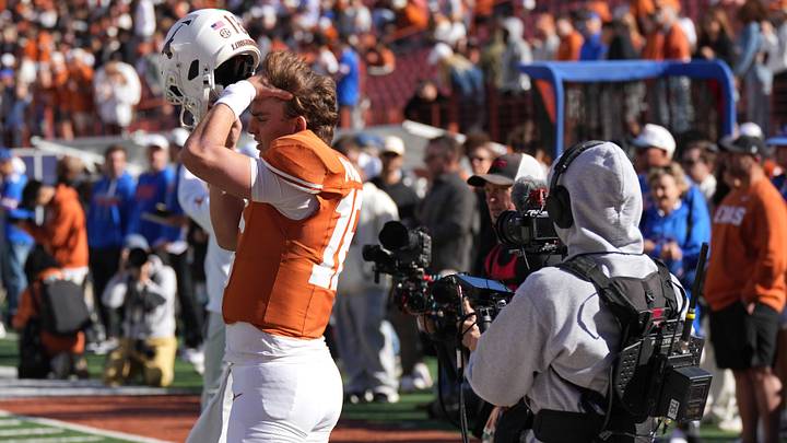 Arch Manning crashes out of the top five in the latest 2027 NFL Draft QB rankings as questions continue to surround his draft stock.