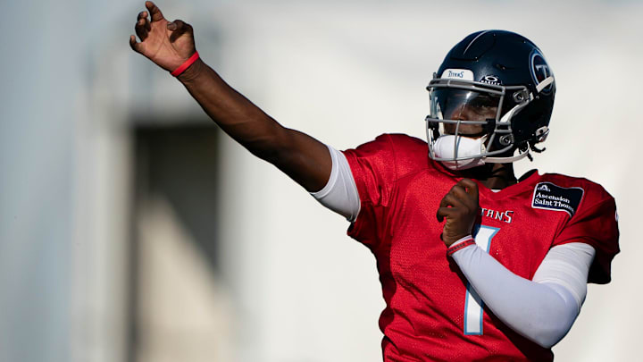 Atlanta Falcons head coach Raheem Morris spoke out on Tennessee Titans quarterback Cam Ward on Wednesday. Atlanta Falcons head coach Raheem Morris spoke out on Tennessee Titans quarterback Cam Ward on Wednesday.