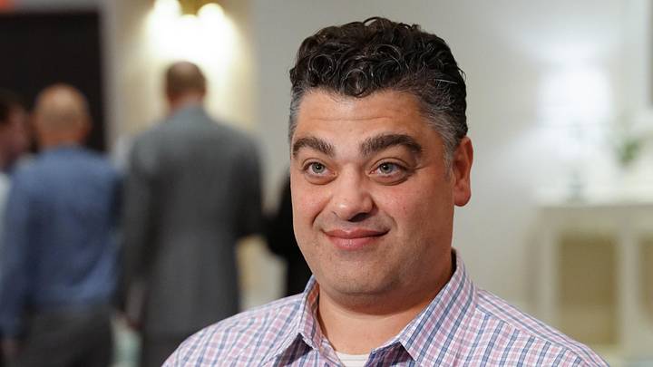 Nov 8, 2022; Las Vegas, NV, USA; Los Angeles Angels general manager Perry Minasian answers questions to the media during the MLB GM Meetings at The Conrad Las Vegas. Mandatory Credit: Lucas Peltier-Imagn Images Nov 8, 2022; Las Vegas, NV, USA; Los Angeles Angels general manager Perry Minasian answers questions to the media during the MLB GM Meetings at The Conrad Las Vegas. Mandatory Credit: Lucas Peltier-Imagn Images