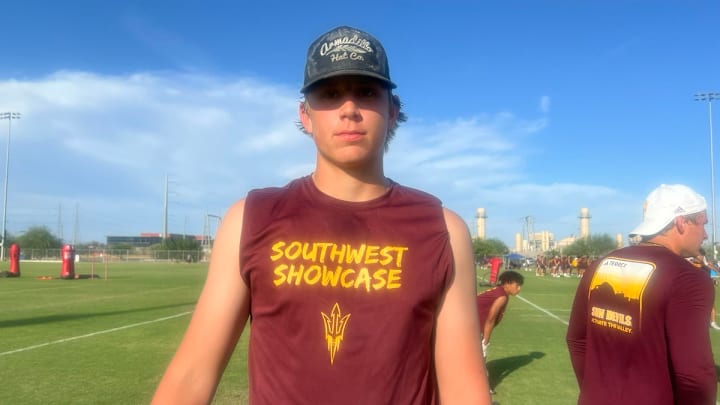 Quarterback Blake Roskopf from Desert Edge High in Arizona is committed to Jedd Fisch's staff. Quarterback Blake Roskopf from Desert Edge High in Arizona is committed to Jedd Fisch's staff.