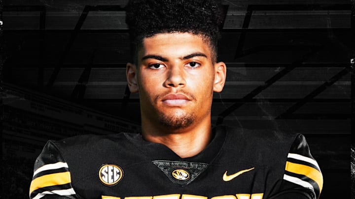 Graphic of Dakotah Terrell's commitment to the Missouri Tigers. Photo obtained via Terrell's Twitter/X.