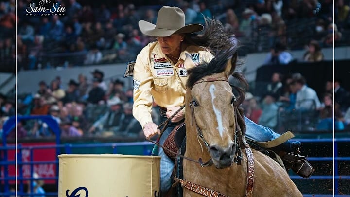 Lockhart and Rosa at the 2020 NFR