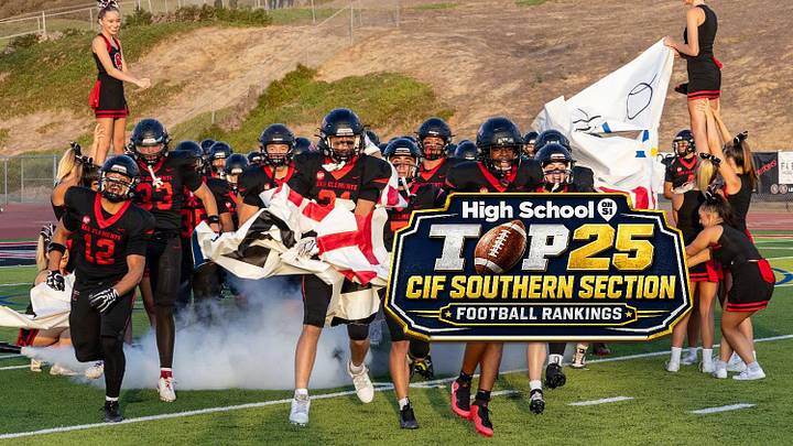 San Clemente runs out onto the field before taking on Tustin in its 2026 season opener on Friday, August 21. San Clemente runs out onto the field before taking on Tustin in its 2026 season opener on Friday, August 21.