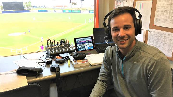 Chris Garagiola worked four seasons with the Pensacola Blue Wahoos, including the 2019 and 2021 seasons as the team's sole broadcasting position. Chris Garagiola worked four seasons with the Pensacola Blue Wahoos, including the 2019 and 2021 seasons as the team's sole broadcasting position.