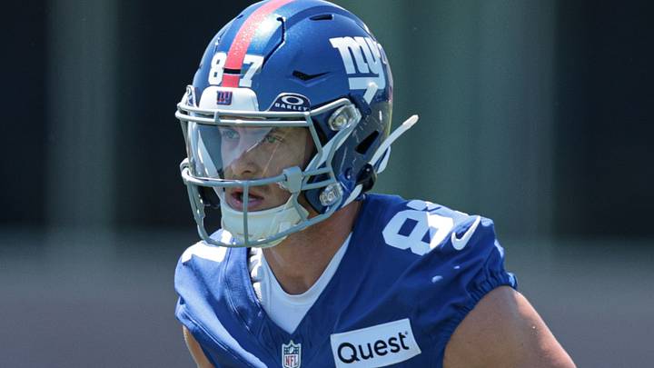 New York Giants wide receiver Braxton Berrios New York Giants wide receiver Braxton Berrios
