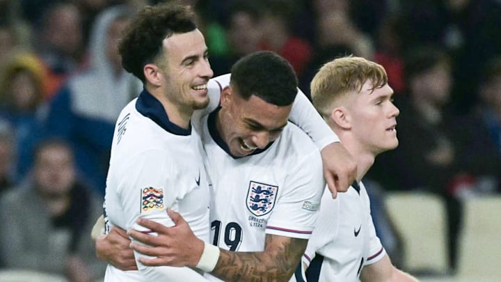 Jones scored a stunning flick on his England debut