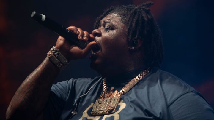 BigXthaPlug performs at Bonnaroo. BigXthaPlug performs at Bonnaroo.