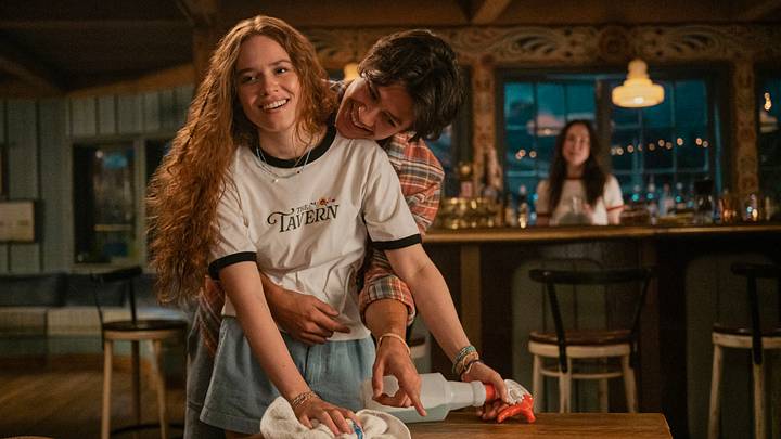 Sadie Soverall as Percy Fraser, Matt Cornett as Sam Florek in Every Year After 