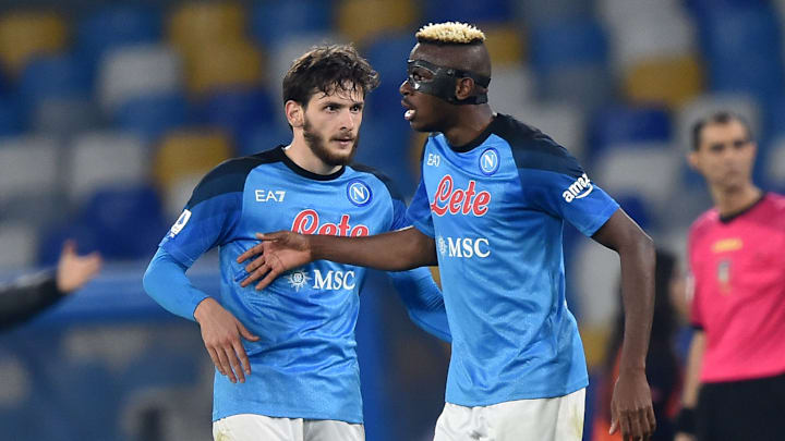 Kvaratskhelia e Osimhen.